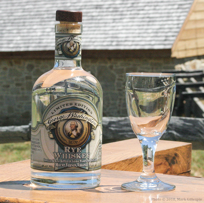 George Washington's Rye Whisky at the distillery, Mount Vernon, Virginia, July 1, 2010. Photo by Mark Gillespie © 2010. `