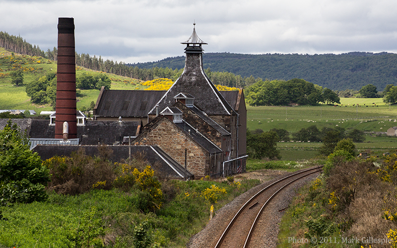 The Balblair Distillery in Edderton, Scotland.