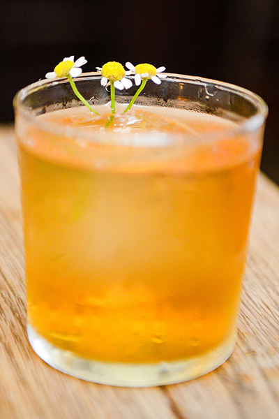 Naren Young's Chamomile Old Fashioned. Image courtesy Wild Turkey.