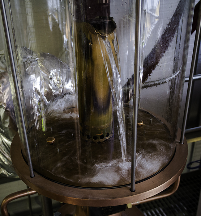 InchDairnie Distillery's spirit safe. Photo ©2016, Mark Gillespie/CaskStrength Media.