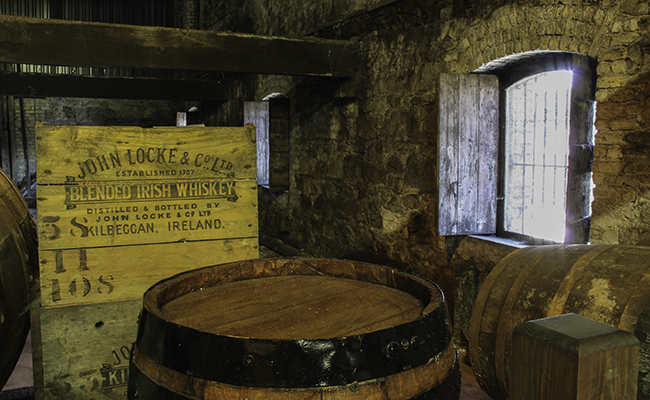 A display at the Kilbeggan Whiskey Experience at Ireland's Kilbeggan Distillery. Photo ©2013, Mark Gillespie/CaskStrength Media.