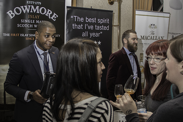 Marcio Ramos speaks with whisky fans at the Victoria Whisky Festival January 21, 2017. Photo ©2017, Mark Gillespie/CaskStrength Media.