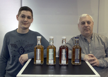 Midleton Distillery apprentice cooper Killian O'Mahony and Master Cooper Ger Buckley. Photo ©2017, Mark Gillespie/CaskStrength Media. 