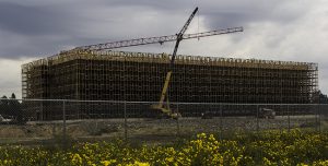 This maturation warehouse in Lebanon County is part of the Bourbon industry's $1.2 billion in construction and capital investments. File photo ©2017, Mark Gillespie/CaskStrength Media.