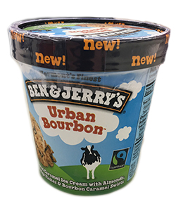 Ben & Jerry's Urban Bourbon ice cream. Photo ©2017, Mark Gillespie/CaskStrength Media.