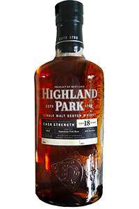 Highland Park 18 Cask Strength. Image courtesy Highland Park.