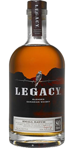 Legacy Small Batch Canadian Whisky. Image courtesy Sazerac.