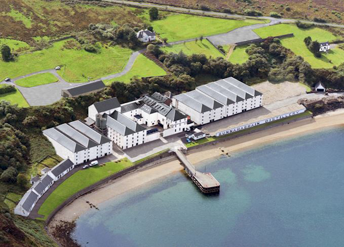 An artist's rendering of the completed Bunnahabhain Distillery renovation project. Image courtesy Distell.