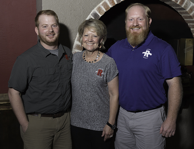 Robert, Marcia, and Jonathan Likarish of Ironroot Republic Distillery in Texas. Photo ©2017, Mark Gillespie/CaskStrength Media.