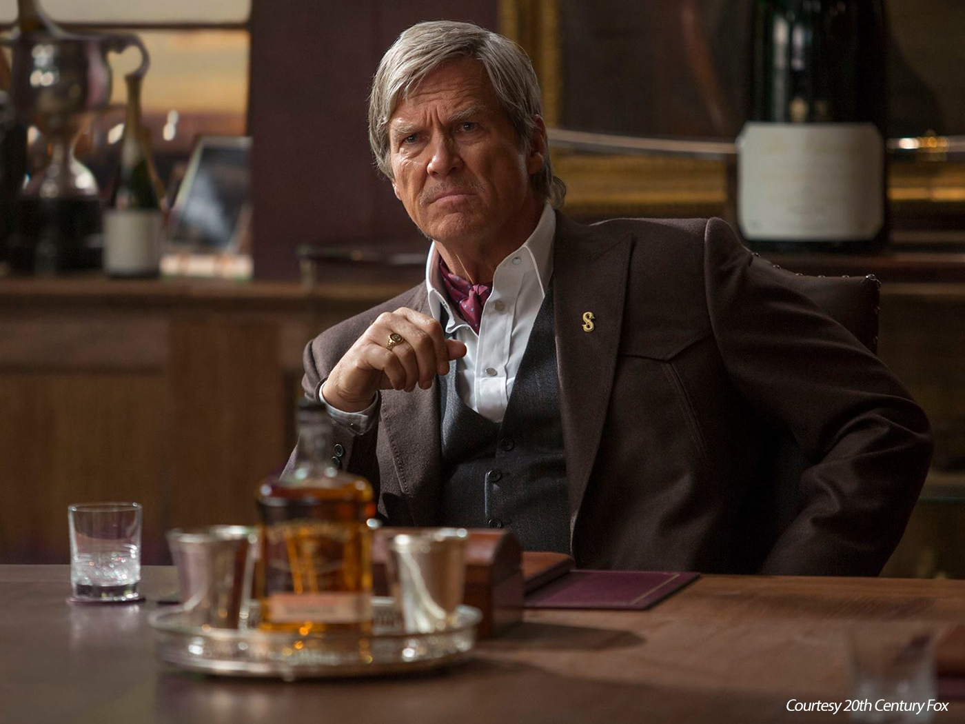 Jeff Bridges as "Champ," the leader of Statesman in "Kingsman: The Golden Circle." Photo courtesy 20th Century Fox. 