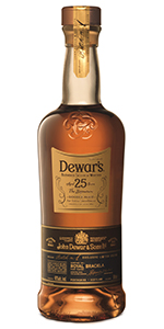 Dewar's 25 Blended Scotch Whisky. Image courtesy Dewar's/Bacardi.