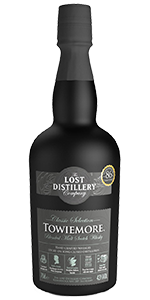 The Lost Distillery Towiemore Blended Malt. Image courtesy The Lost Distillery Company.