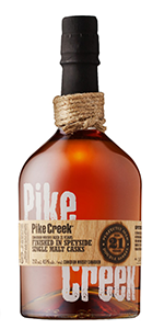 Pike Creek 21 Years Old 2017 Edition. Image courtesy Corby Spirits & Wine.