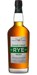 Woody Creek Rye. Image courtesy Woody Creek Distillers.