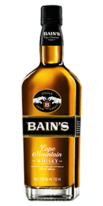 Bain's Cape Mountain Whisky. Image courtesy Distell. 