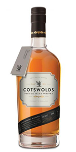 Cotswolds Single Malt Whisky. Image courtesy Cotswolds Distillery.