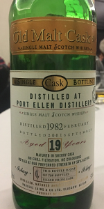 Old Malt Cask Port Ellen 1982. Photo ©2017, Mark Gillespie/CaskStrength Media.