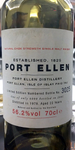 Port Ellen 2001 First Annual Release. Photo ©2017, Mark Gillespie/CaskStrength Media.