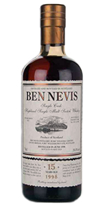 Ben Nevis 15 Sherry Cask. Image courtesy Master of Malt.