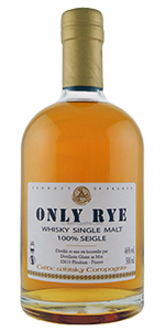 Glann ar Mor Only Rye. Image courtesy Glann ar Mor Distillery. 