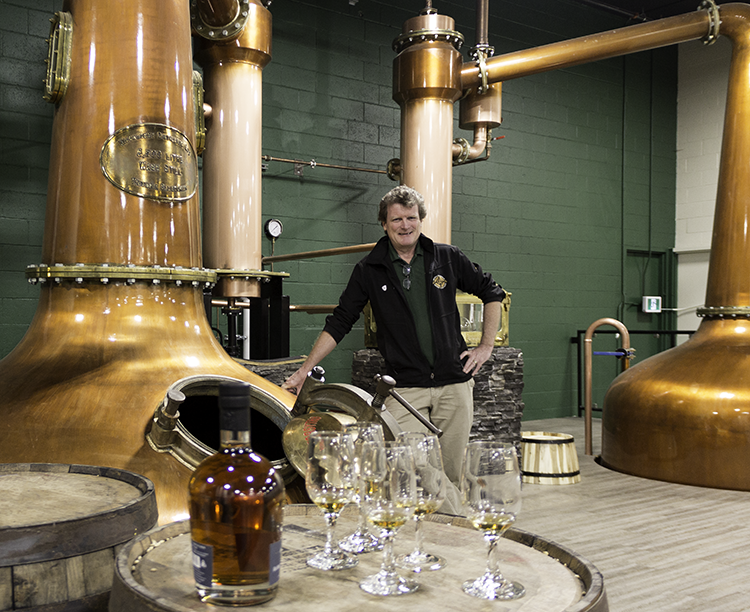 Victoria Caledonian Distillery founder Graeme Macaloney in his distillery in Victoria, British Columbia. Photo ©20189, Mark Gillespie/CaskStrength Media.