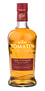 Tomatin Cask Strength. Image courtesy Tomatin Distillery.