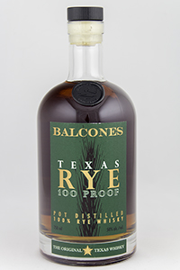 Balcones Texas Rye 100 Proof. Photo ©2018, Mark Gillespie/CaskStrength Media.