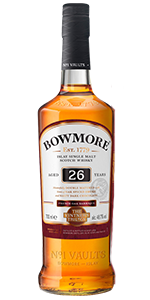 Bowmore 26 Vintner's Trilogy Series. Image courtesy Bowmore/Beam Suntory.