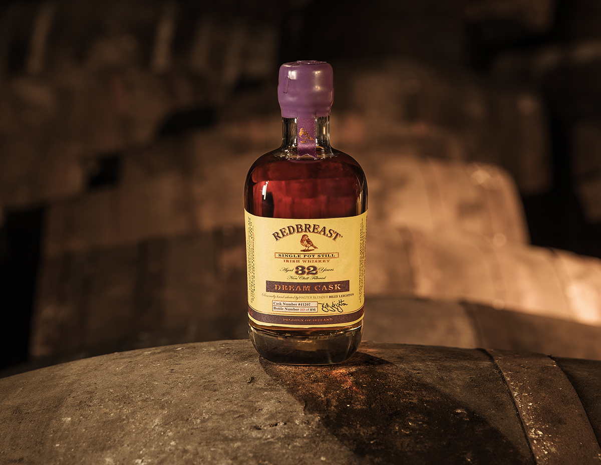 The Redbreast Dream Cask Irish Whiskey. Image courtesy Irish Distillers Pernod Ricard.