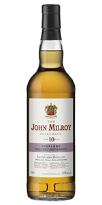 The John Milroy Selection Fettercairn 10 Years Old. Image courtesy Spirit Imports.