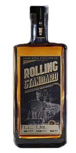 Rolling Standard Midwestern Four Grain Whiskey. Image courtesy Union Horse Distilling.