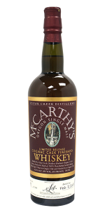 McCarthy's Oregon Single Malt Cognac Finish. Image courtesy Hood River Distillers.