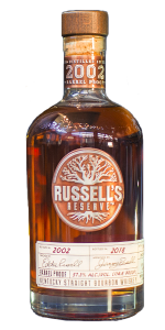 Russell's Reserve 2002 Vintage Bourbon. Image courtesy Wild Turkey/Campari.