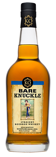 Bare Knuckle Straight Bourbon. Image courtesy KO Distilling.