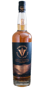 Virginia Distillery Company Port Cask Finished Virginia-Highland Whisky. Image courtesy Virginia Distillery Company.