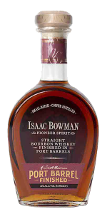 Isaac Bowman Port Barrel Finished Bourbon. Image courtesy A. Smith Bowman Distillery/Sazerac.