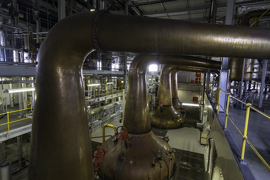 The Barry Crockett Stillhouse at Ireland's Midleton Distillery. Photo ©2018, Mark Gillespie/CaskStrength Media.