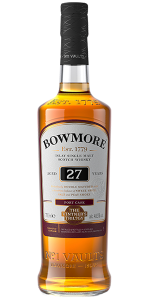 Bowmore Vintner's Trilogy 27 Years Old. Image courtesy Bowmore/Beam Suntory.