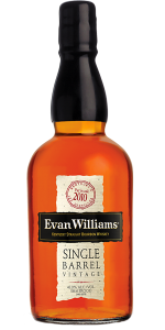 Evan Williams Single Barrel 2010 Edition. Image courtesy Heaven Hill Distillery.