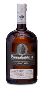 Bunnahabhain 2008 Mòine Bordeaux Red Wine Cask Matured Single Malt. Image courtesy Bunnahabhain/Distell.