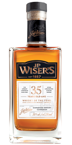 J.P. Wiser's 35 Years Old 2018 Edition. Image courtesy Corby Spirits & Wine.