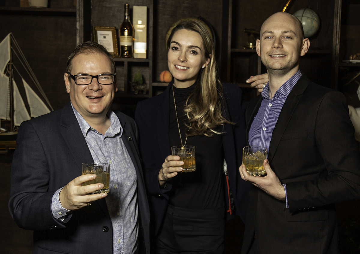 "Three Drinkers" stars Colin Hamden-White, Helena Nicklin, and Aidy Smith. Photo ©2019, Mark Gillespie/CaskStrength Media.