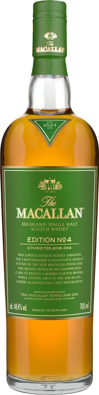 The Macallan Edition No. 4. Image courtesy The Macallan/Edrington.