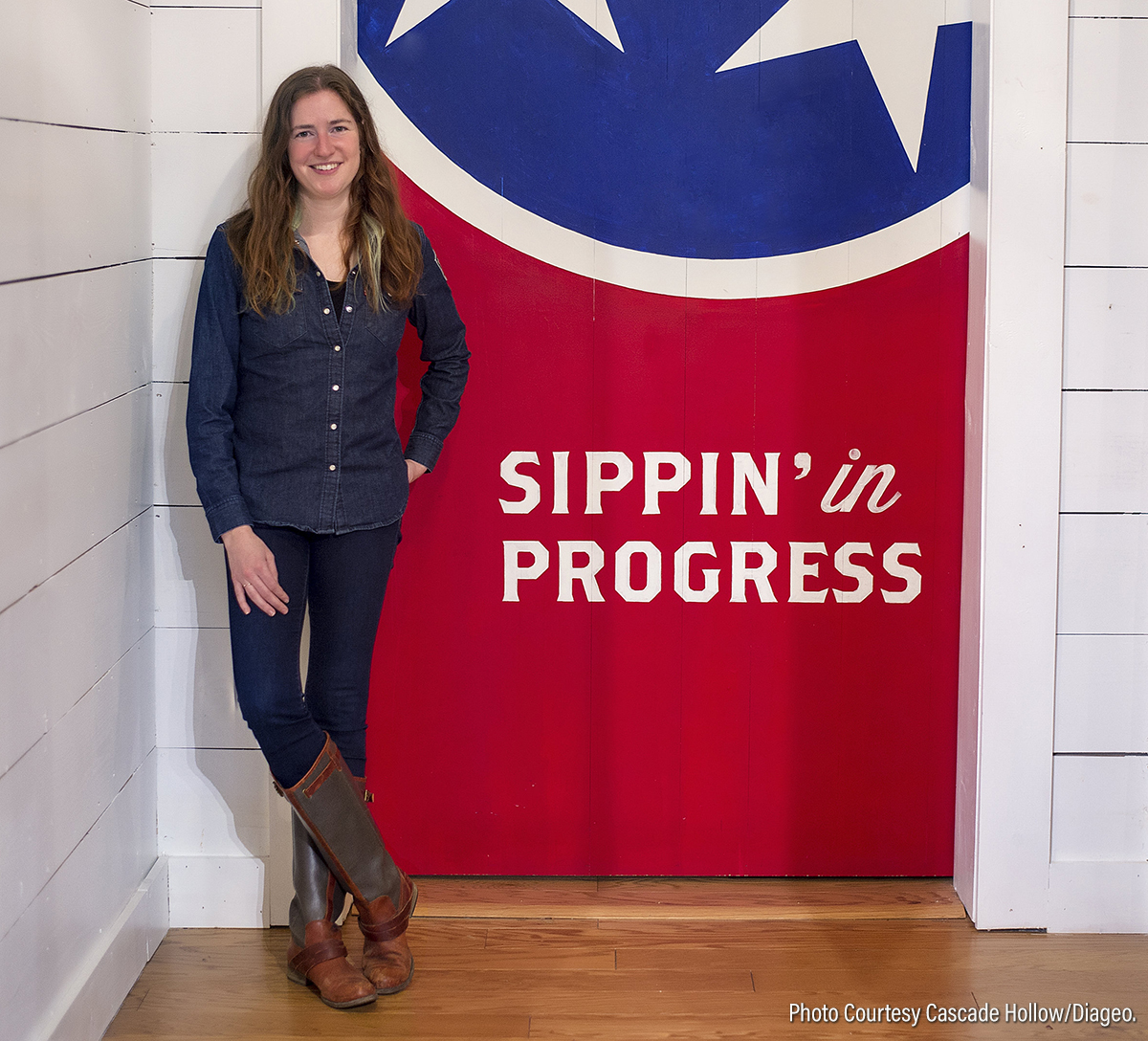 Cascade Hollow head distiller and general manager Nicole Austin. Photo courtesy Cascade Hollow/Diageo.