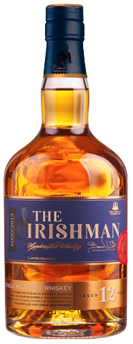 The Irishman 12 Year Old Single Malt. Image courtesy Walsh Whiskey Company.