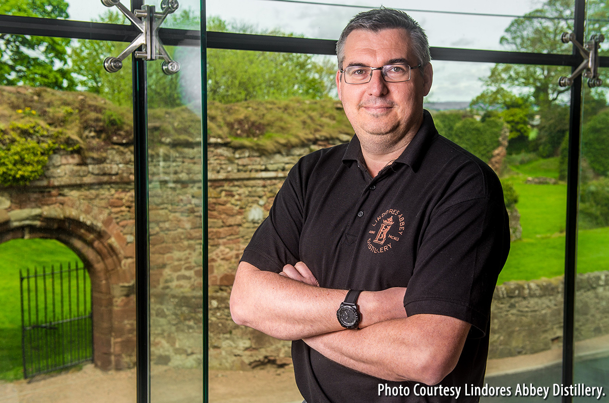 Lindores Abbey Distillery manager Gary Haggart. Photo courtesy Lindores Abbey Distillery.