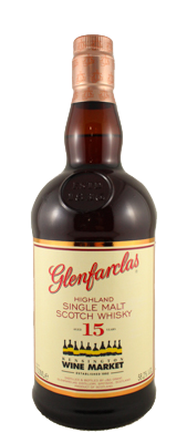 Glenfarclas 15 Cask Strength Kensington Wine Market Edition. Image courtesy Kensington Wine Market.