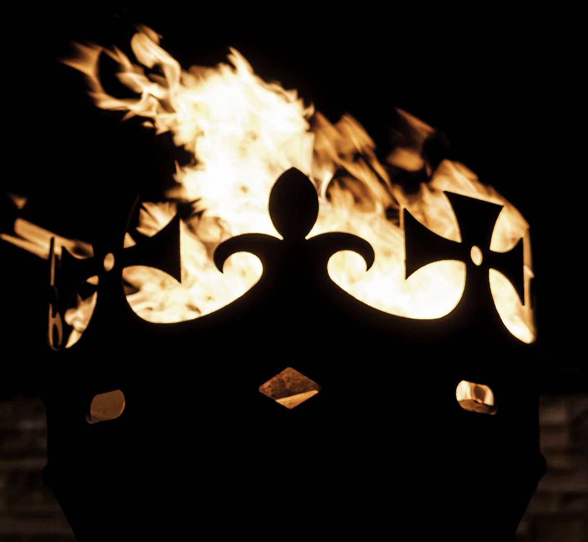 A torch at Scotland's Edinburgh Castle. Photo ©2019, Mark Gillespie/CaskStrength Media.