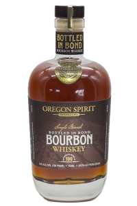 Oregon Spirit Distillers Bottled in Bond Bourbon. Image courtesy Oregon Spirit Distillers.