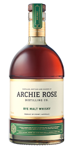 Archie Rose Rye Malt Whisky. Image courtesy Archie Rose Distilling Co. 